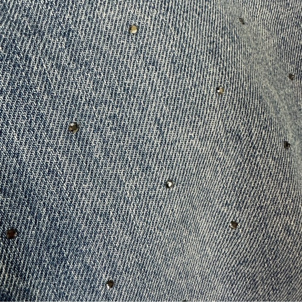 Blanknyc Jeans 30 The Madison Crop High Rise Crop  Embellished - Picture 11 of 14
